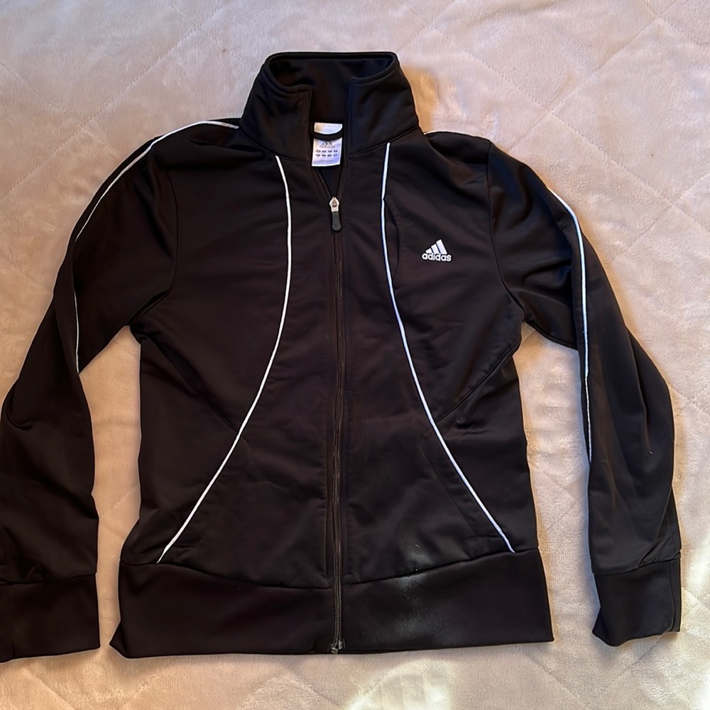 Black Adidas Full Zip Jacket